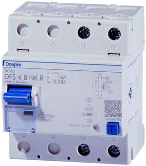 Interruttore differenziale Doepke 80A 300mA 4L tipo B NK