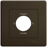 UP-Montageset EDIZIO.liv SNAPFIX® f.Drehschalter m.Schloss 0-Cuc-0-Lav.br