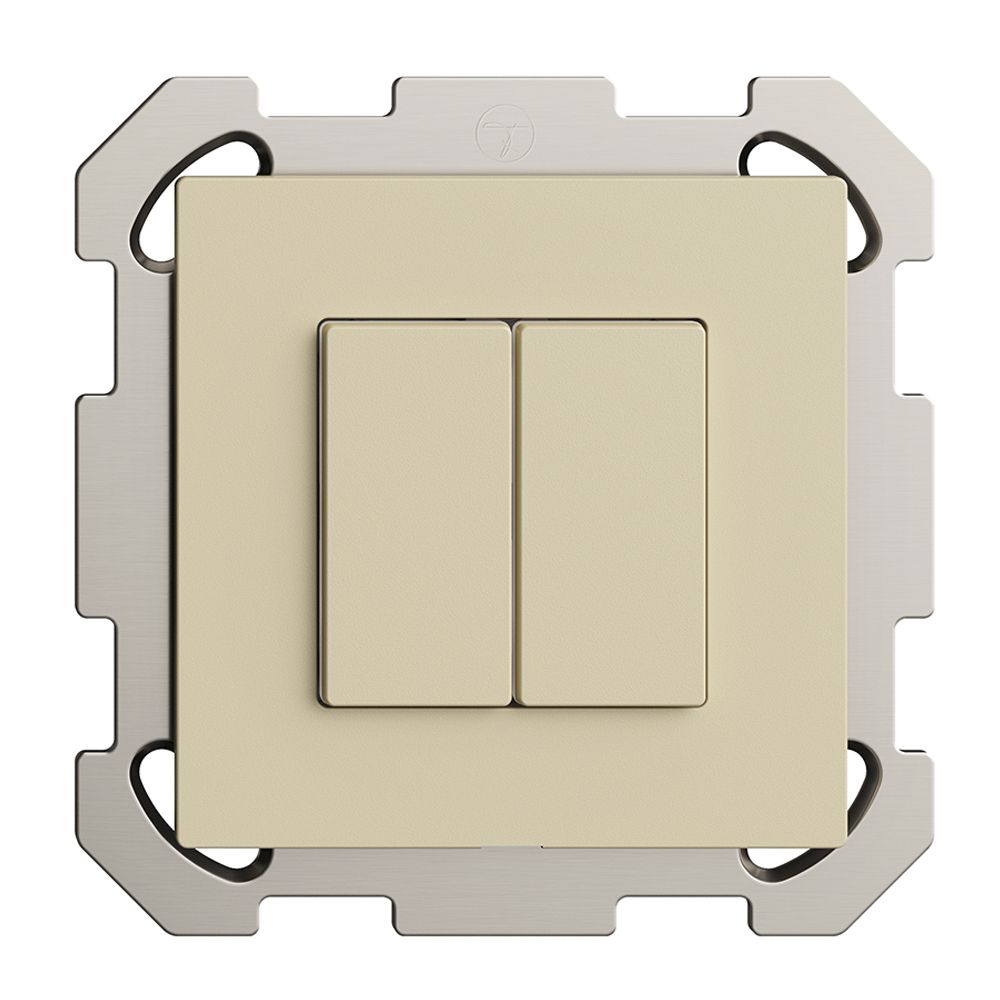 Stazione secondaria per interruttore INC 2c/2t WLAN Edue Wiser vanille