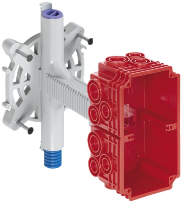 UP-Einlassdose MT CRALLO-TELE 2×1 teleskopisch für Beton