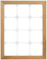 Cadre de recouvrement KAL.art 4×3 274×214mm poirier