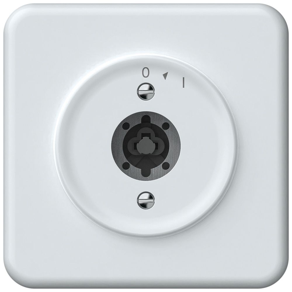 Poussoir pivotant ENC origin sans cylindre 1P 0<1 10A 230V 92×92mm blanc
