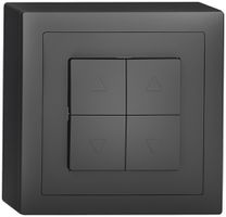 Interrutore per tapparelle AP Sidus, 2-canale, antracite