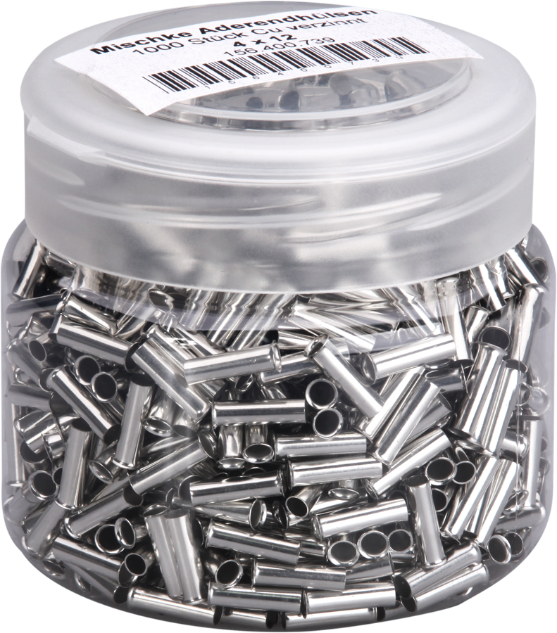 Aderendhülse Mischke E DIN 46228 4mm²/12mm blank Cu-verzinnt