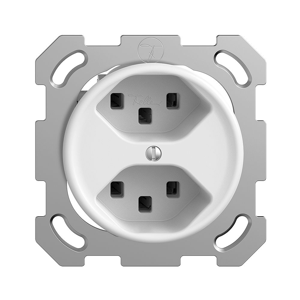 Prise ENC 2×T23 STANDARDdue blanc