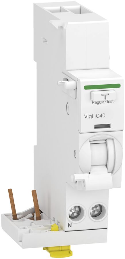 Bloc FI Schneider Electric Clario iC40 Vigi 1LN, 25A, 30mA type A