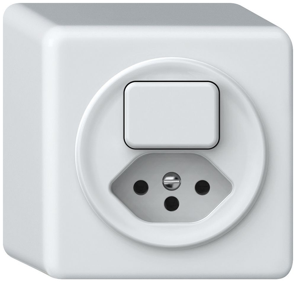 Combinazione AP origin sch 3 + 1×tipo 13 bianco