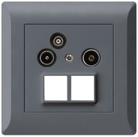 Presa antenna INC R/TV/dati HMS kallysto.line 19dB antracite