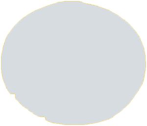 Tastenlinse ETN RMQ flach weiss