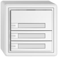 AP-KNX-Taster RGB EDIZIO.liv SNAPFIX® Temperaturfüh.RGB-LED Pap.3×T 1-Tbed.ws