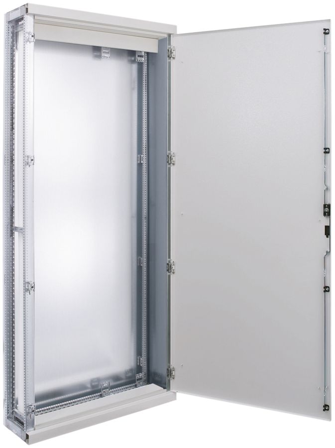 Schaltschrank Hager weber.mes C mit Blech-Türe 600×2000×350mm hellgrau