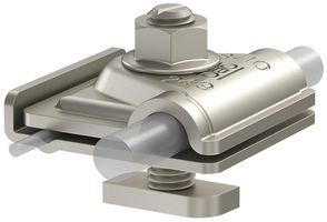 Erdklemme BET PV10 Ø8…10mm rostfreier Stahl unbehandelt 100kA