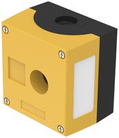 Boîtier p.montage en saillie EAO 45, 1×Ø 22.3 mm, support étiquette, M20, jaune