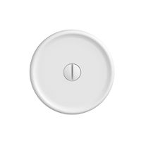 Frontscheibe STANDARDdue weiss für Blindabdeckung für Ø58 mm