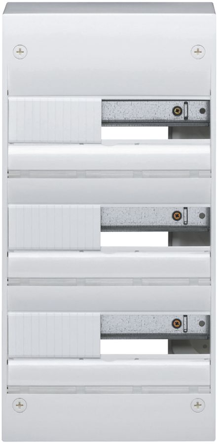 Coffret de distribution AP Hager gamma 3 rangées 13UM IP30 250×500×103mm