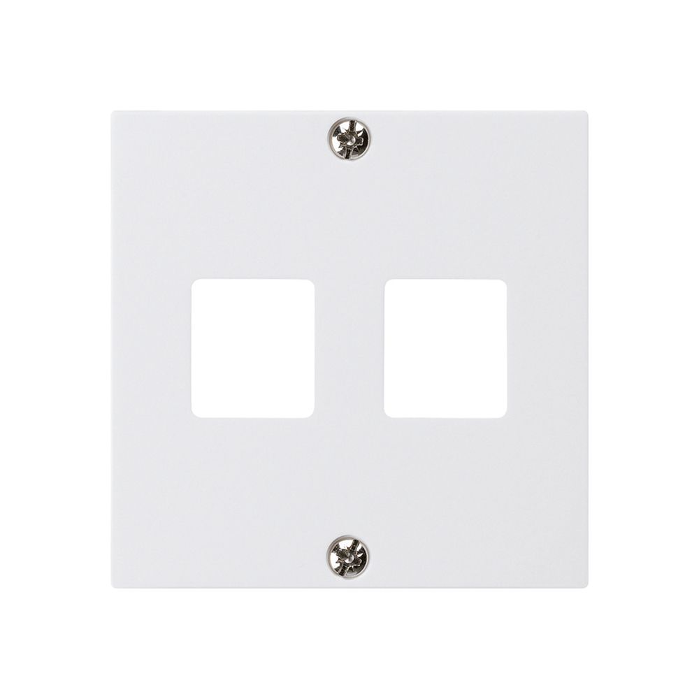 Frontplatte HMS kallysto für 2 Module weiss