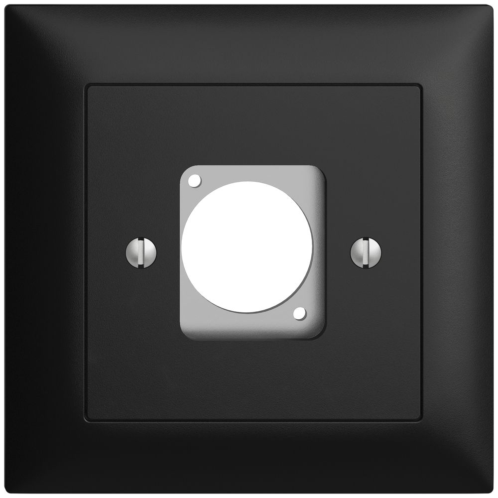 Kit de montage ENC pour prise XLR EDIZIOdue noir