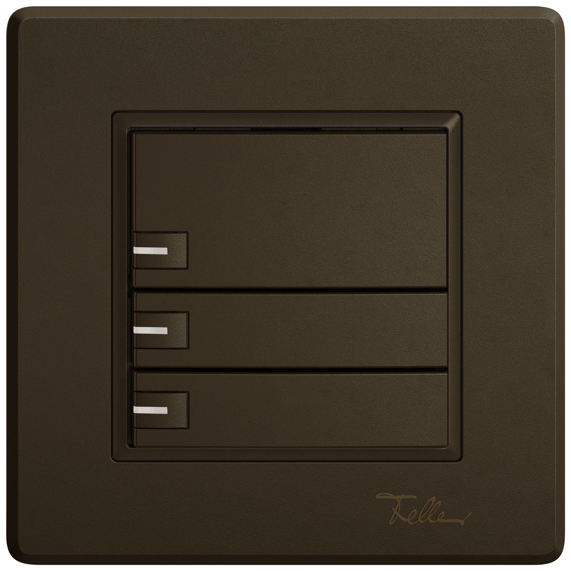 UP-Universaltaster EDIZIO.liv UNI SNAPFIX® 5…48V m.LED blau 3× 1-Tbed.br