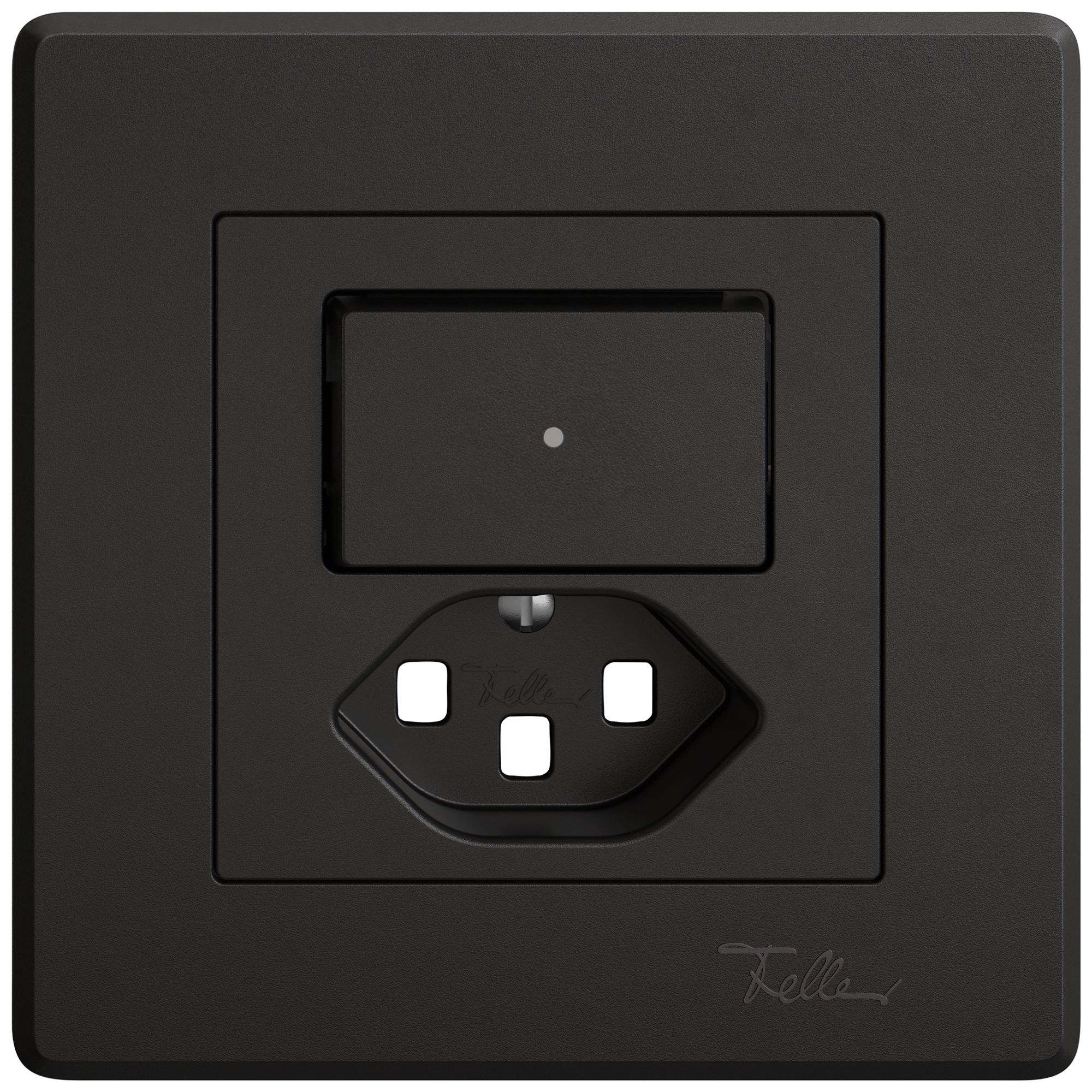 UP-Montageset EDIZIO.liv SNAPFIX® für Kombi.T23 m.1 Knopf bel.m.Frontlinse sz