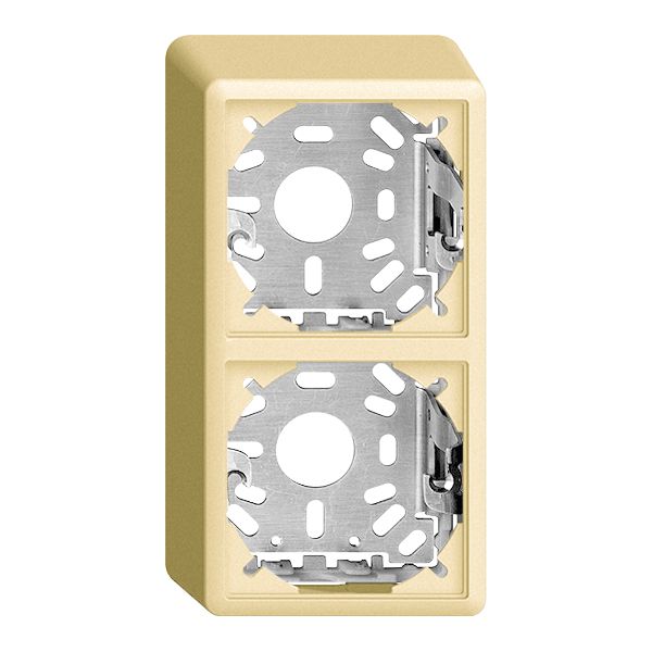 Cappa con piastra di base 54/39mm p.combinazioneFX verticale/orizzont. vanille