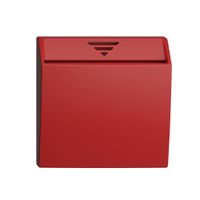 Frontset EDIZIOdue berry 60×60mm zu Hotelcard 230VAC