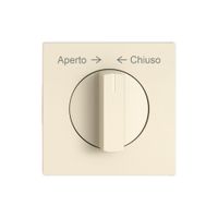 Montageset EDIZIO.liv SNAPFIX® f.Schwenktaster m.Griff Aperto → ← Chiuso cr