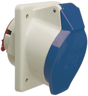 Presa INS CEEtyp 3L 32A 6h 230V, obliquo