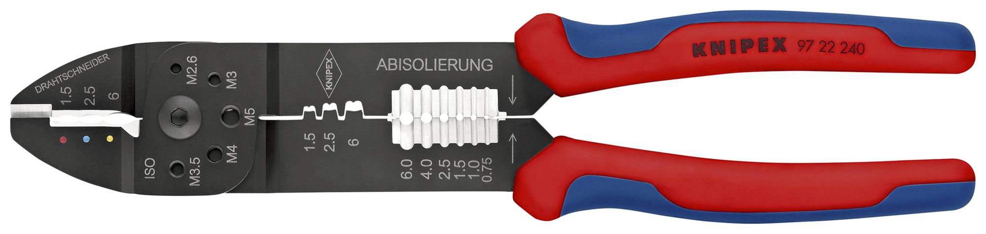 Pince à sertir KNIPEX pour cosses isolées 240mm