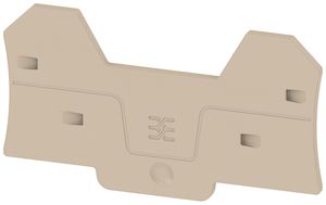 Abschlussplatte Weidmüller ALEP 4C 4mm² 81.3×45.3×2.1mm beige