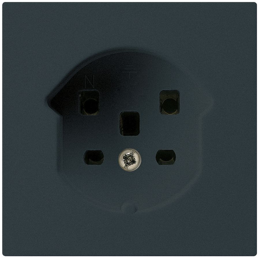 UP-Steckdose kallysto T25 schwarz Schraubklemmen