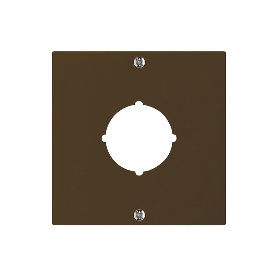 Frontplatte kallysto zu NOT-AUS braun