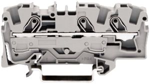 Borne de passage WAGO TopJob-S 6mm² 3L gris série 2006