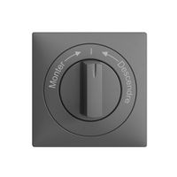 Kit front.Monter->I<-Descendre EDIZIOdue 60×60mm gris foncé