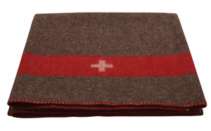 Couverture en laine de l'Armée suisse