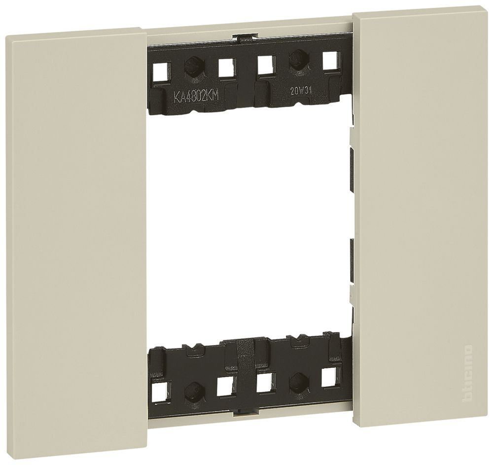 Cadre de recouvrement Living Now 2 modules 102.5×86mm sand