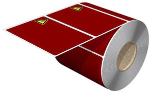 Étiquette Weidmüller THM PV 89/60 B/DR RT continue auto-adhésive rouge