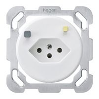 UP-Steckdose basico B T13 FI 30mA weiss