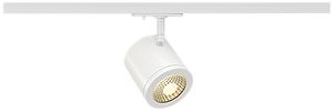 LED-Strahler SLV Enola_C, 9W 850lm 3000K 35° mit 1-Phasen-Adapter IP20 weiss