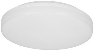LED-Decken-/Wandleuchte FLAT, 18W, 230V, 1900lm, 3000K, Ø278mm, IP54, weiss
