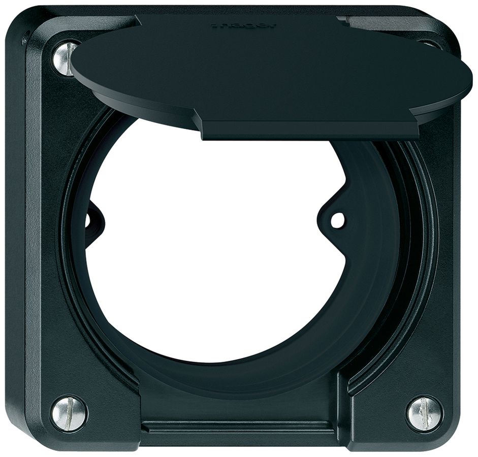 Oberteil robusto schwarz mit Klappdeckel 2-Punkt mit Reduzierfrontscheibe