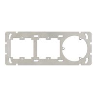UP-Befestigungsplatte FH 1×3 freenet + freenet + 3×T13