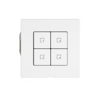 Szenentaster EDIZIO.liv Wiser SNAPFIX® 4 Szenen 4 Tasten ws