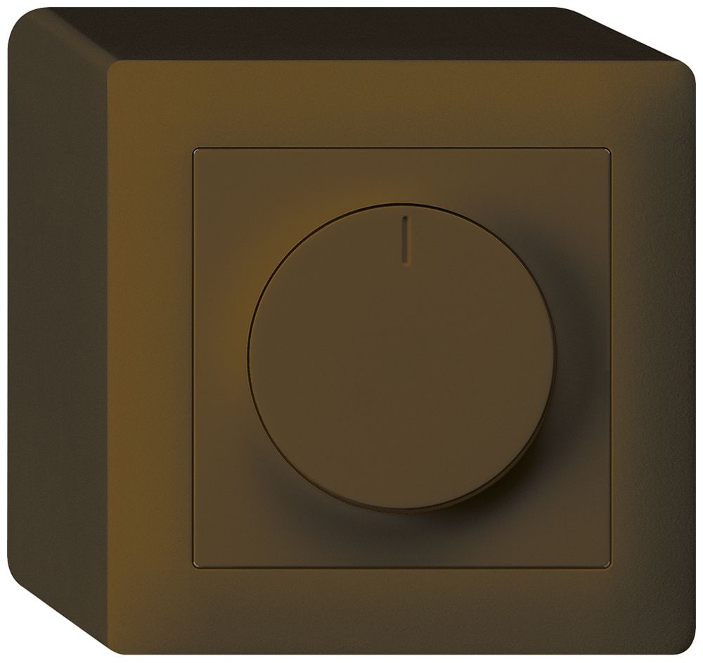AP-Drehdimmer Universal Hager kallysto 20…400W/VA braun