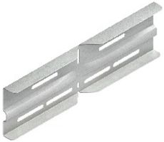 Raccord à équerre Niedax, horizontal, 106.5×390mm, acier, zingué à chaud