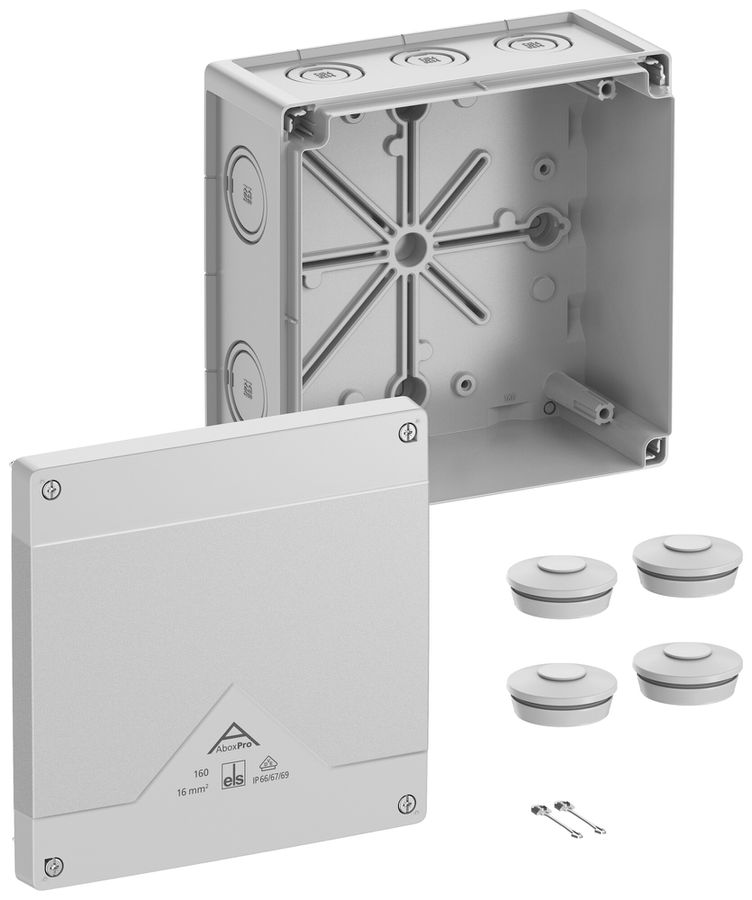 Boîte de dérivation AP Spelsberg Abox Pro 160-L 182×182×90mm IP69 gr