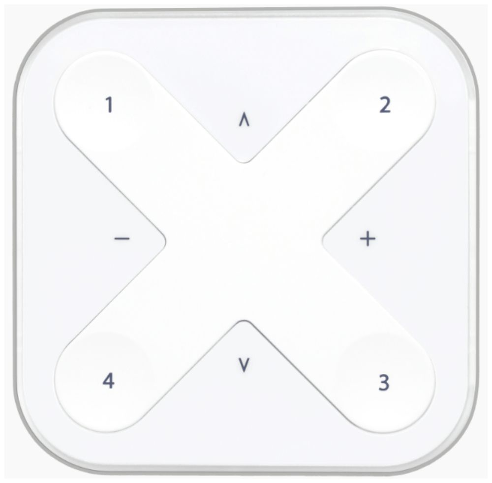 RF-Wandsender Casambi XPRESS RWBT, Bluetooth, 90×90×12mm, weiss