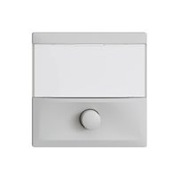 Taster mit Namensschild EDIZIOdue hellgrau