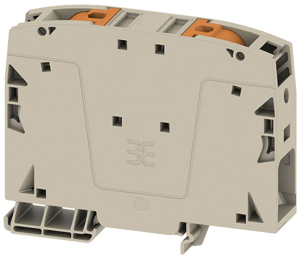 Borne de passage joignable WM A2C 50/70 70mm² 150A 1000V PUSH IN 2×1 DIN35 beige