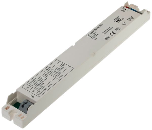 Convertitore LED Novitronic LT60, 24V 2500mA 30×21×240mm