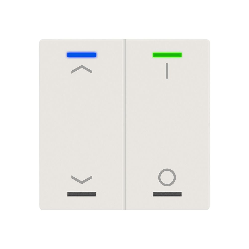 Poussoir KNX RGBW INC MDT BE-TAL60T211.C1 2t/4a temp.blanc mat "jalousie"-"I/O"
